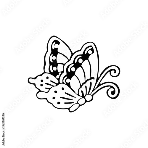 A butterfly icon symbolizes beauty, transformation, and freedom. Its delicate wings and balanced shape create an elegant and timeless design. Perfect for logos, apps, and branding 