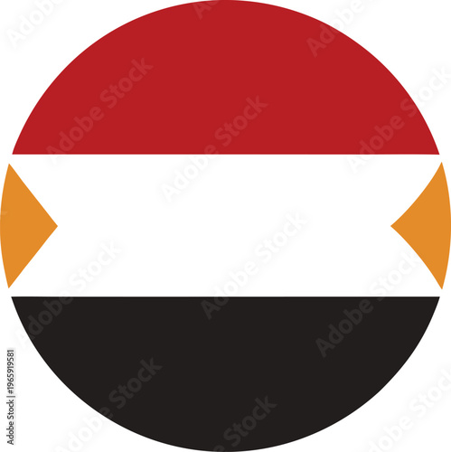yemen flag round circle icon flat vector design Free Download yemen flag round circle icon flat vector design - GFXLoad