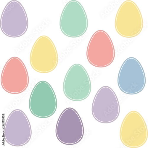 Vibrant easter eggs in pastel colors easter egg hunt and decoration ideas