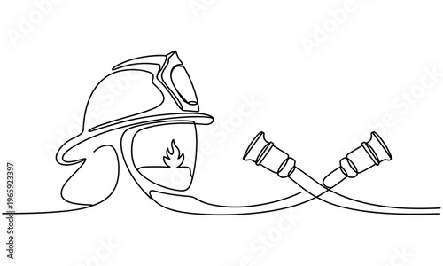 Firefighter Helmet With Water Hoses Fire Safety Emergency Rescue Equipment