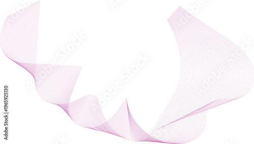 Abstract pink background featuring white feathers and flowers with origami paper birds, cranes, and airplanes in a decorative Japanese vector illustration design