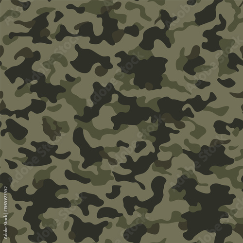 Military masking grid background of soldier khaki green camouflaging