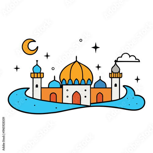 A magical Arabian dreamscape of golden deserts, twinkling stars, ornate palaces, and flowing silk, where mystical tales and endless adventures come alive.
