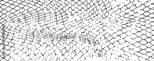 Mesh texture for fishing nets. Grunge pattern for sportswear or soccer goal, volleyball net, basketball hoop, hockey, athletics. Mesh background