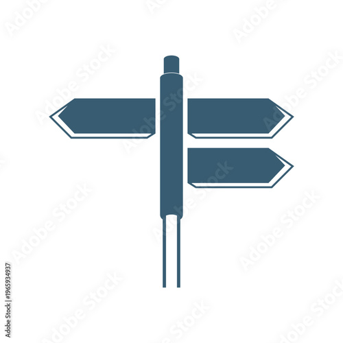 Signpost direction icon design