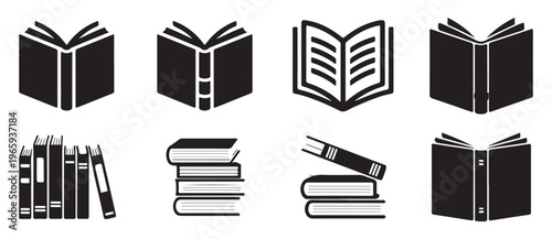 Turning pages of an open book icon vector for reading and story telling. vector illustration eps 10