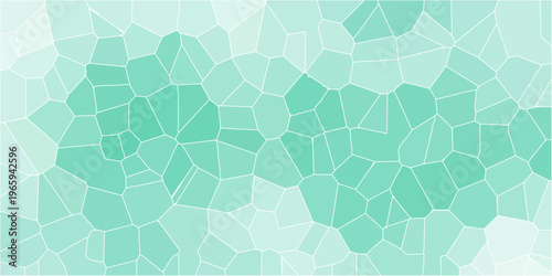 Abstract crystalized broken glass and lines background. Pastel light mint colors stone tile pattern. Cement kitchen decor. Mint marble bath floor. Fabric vintage print. vector illustration.