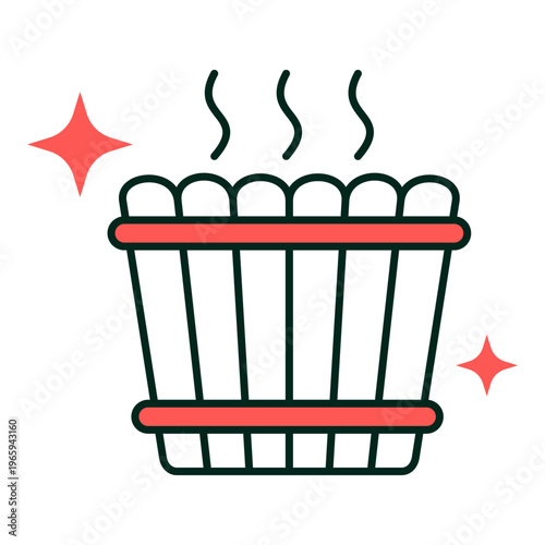 Sauna & Steam Therapy icon, Detoxify and Rejuvenate the Body with Restorative Sauna and Steam Therapy Sessions, Improve Circulation and Skin Health with Regular Heat and Steam Wellness Therapy icon