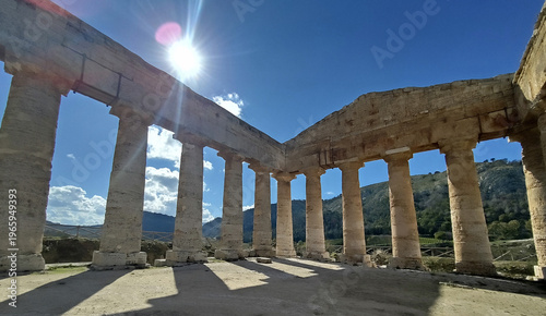 Canvastavla Tempel Segesta