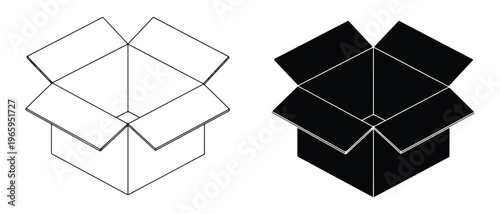 Three dimensional geometric origami gift box with open lid design