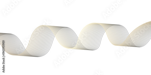 Abstract grey wavy lines Digital frequency track equalizer background. Digital frequency track equalizer. Stylized line art background. Wave with lines created using blend tool. Curved wavy line, 