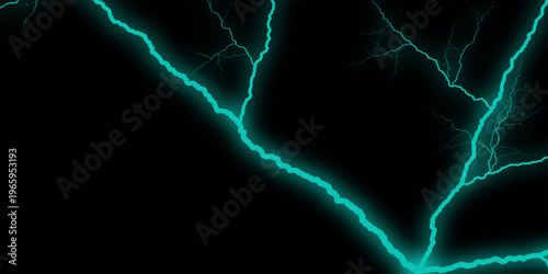Blue Marble Texture Template Background. Vector blue and black cracked texture style overlay. Glowing wavy lines template Color lightning concept in the dark energy magic abstract background.