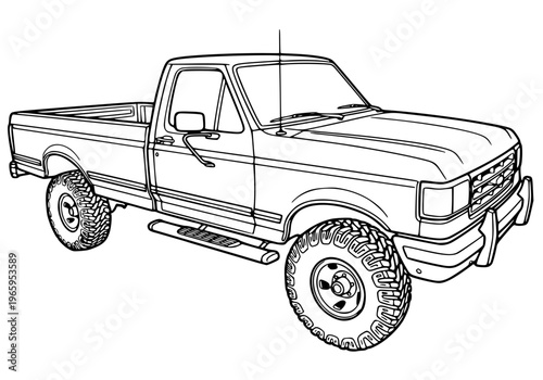 Classic Regular Cab Pickup Truck