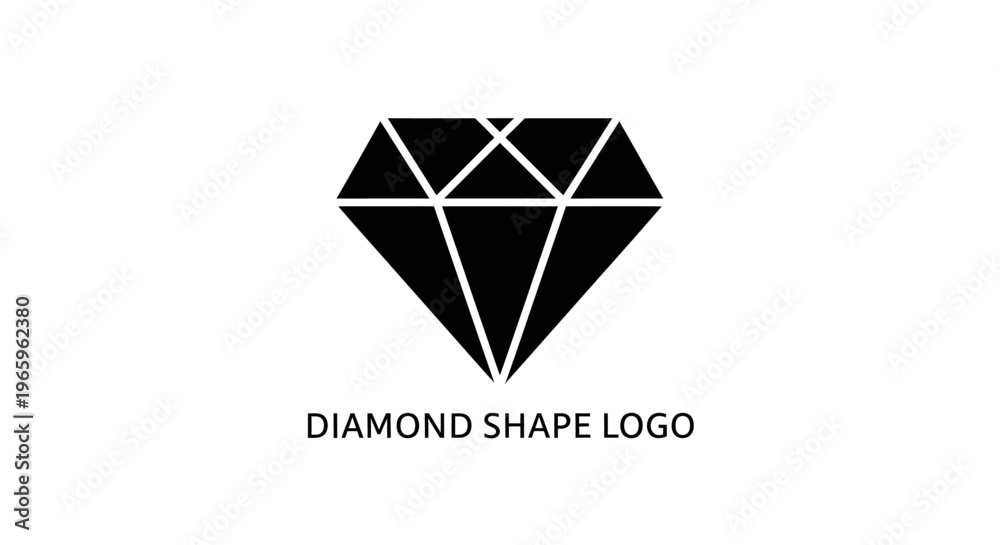 Fototapeta premium Diamond Shape Logo Design Template.
