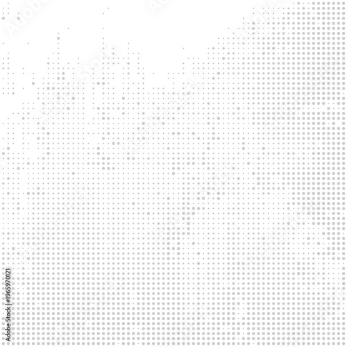 Abstract halftone modern background | Futuristic halftone background | Sparkling platinum minimal background template for banner, web, poster, decoration, presentation, watermark vector illustration