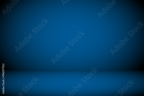 Interior studio background with vintage effect | Modern product representing framework or mock up | Creative Blue gradient vector illustration