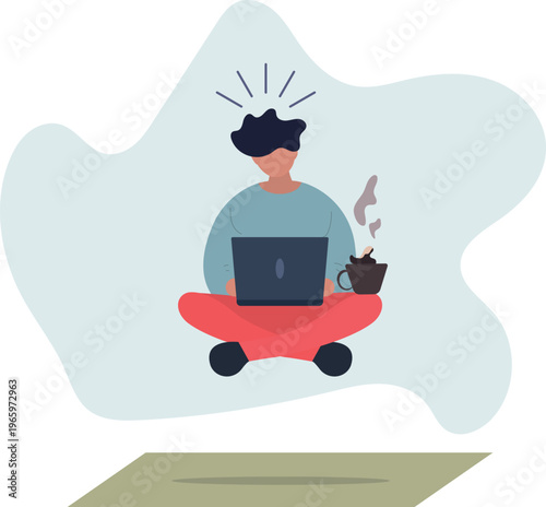 Business guru or expertise, professional advisor or consultant, smart thinking to solve problem concept,.person's life situation and his activities.