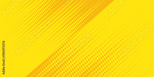 Modern Retro comic yellow background raster gradient halftone  stock vector sports