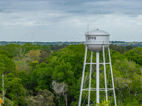 Gray, Georgia historic courthouse and downtown