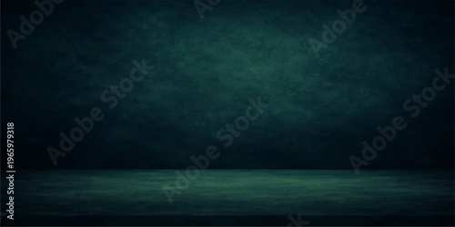 Abstract a dark and moody studio backdrop with a textured wall and a plain floor, creating a versatile setting for various creative projects. The enigmatic scene exudes an aura of mystery and depth.