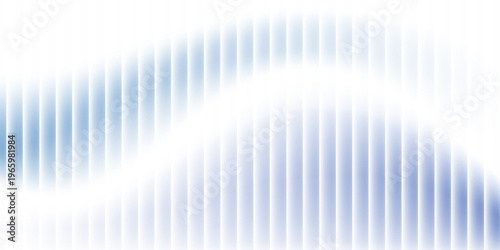 Vector texture background with soft blue gradient, vertical ripple lines and frosted translucent effect. gradient shiny glass