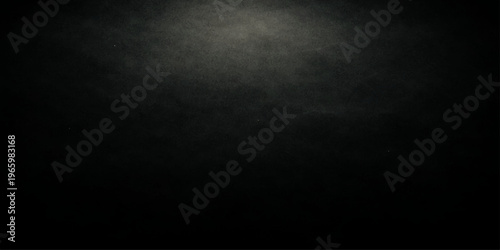 A dark vintage grunge paper texture background featuring a weathered gray stone pattern and a blank black chalkboard surface with old concrete wall design elements for a textured wallpaper backdrop