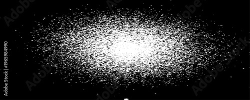Minimalist abstract texture of scattered black specks and dust particles on a clean background.