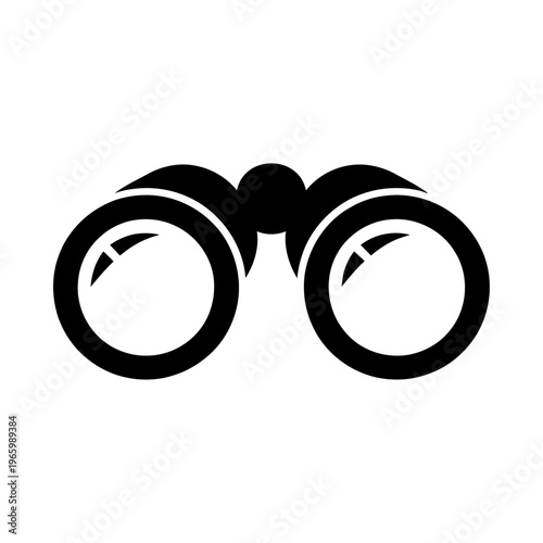 Vector of a pair of binoculars