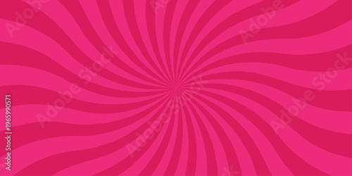 Sunburst Modern retro vintage sunrise sunbeam element spiral striped. Spiral starburst and striped pattern abstract geometric retro sunrays line wavy texture.