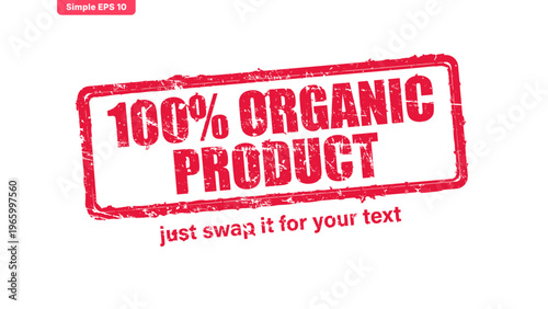 official stamp label red rubber stamp vector with distressed ink texture and clean frame, built for packaging, shipping labels, office paperwork, certification workflows, and commercial branding use.