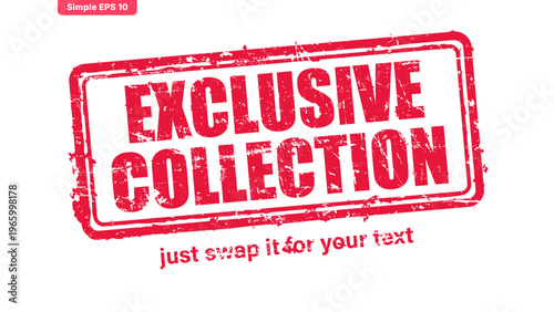 official stamp label red rubber stamp vector with distressed ink texture and clean frame, built for packaging, shipping labels, office paperwork, certification workflows, and commercial branding use.