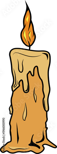 Candle. Candle is a source of light and heat. Wax with a wick inside. Symbolic element in various cultures and traditions.