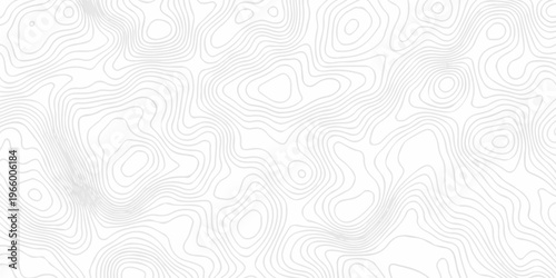 Abstract minimal The patter discovery vector topo map. white topo creative discovery White wave grid stripe line map topography. vector geographic contour mounted map background.