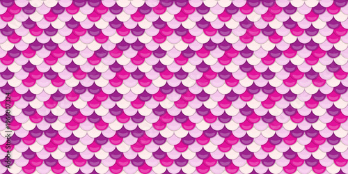 Vibrant pink and purple scale pattern.  Perfect for fashion, websites, and playful designs.  This seamless texture evokes femininity, fantasy, and a touch of magic.