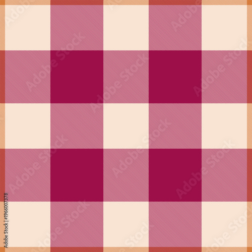 Buffalo plaid vector pattern features bold squares for cozy clothing, rustic home decor, and seasonal lifestyle visuals.
