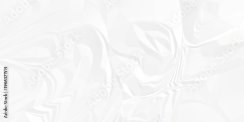 Crumple crushed white paper obsolete rumple craft design. wrinkle ripped cardboard crumple aged closeup recycled document grunge paper background.