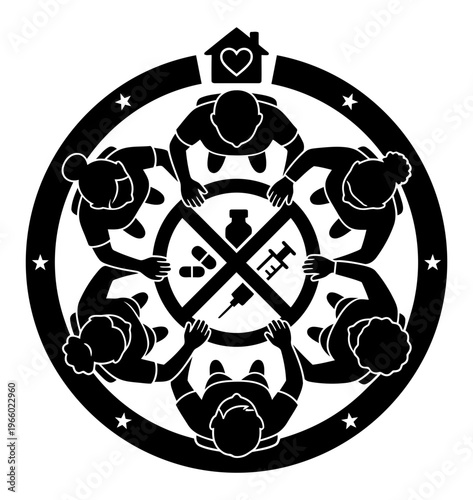 Youth support circle against drugs and harmful addiction