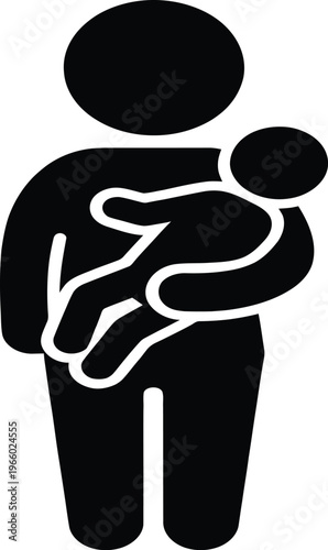 A person holding a baby in their arms