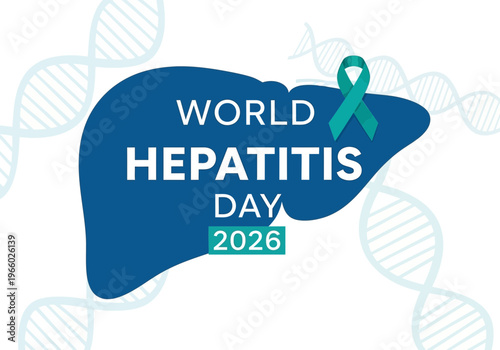World hepatitis day 2026 awareness graphic