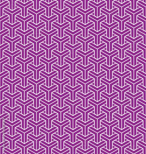 Full seamless abstract geometric skin pattern vector for decor and textile.