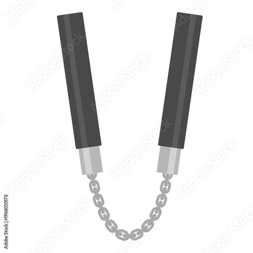 ヌンチャクのイラスト