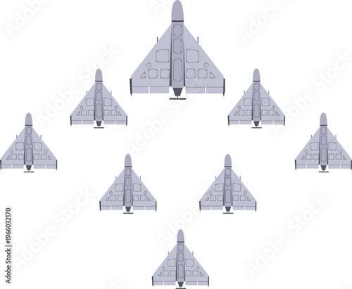 Drones attack group of Drones attack Iran cheap drone war blast sky drones clash 