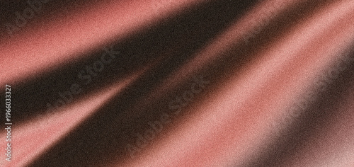 Elegant rose gold silk fabric background with soft ripples, luxurious copper satin textile texture with smooth folds, sophisticated metallic pink drapery for fashion and wedding design needs.