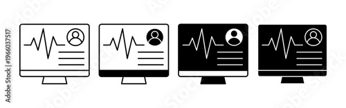 Electronic health record system EHR patient medical data management secure digital storage