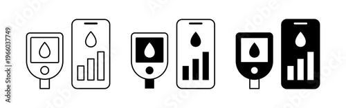 Glucose monitoring diabetes app blood sugar tracking healthcare management digital system