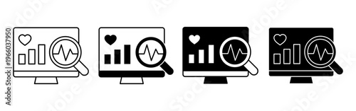 Health data analytics system medical information analysis dashboard monitoring insights platform