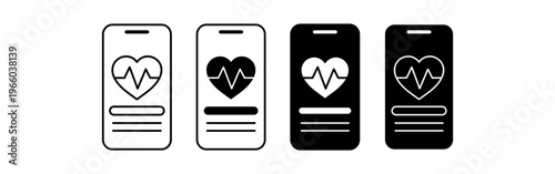 Medical mobile app healthcare application digital health service smartphone management system