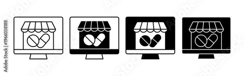 Online pharmacy platform digital medication purchase healthcare service drug management system