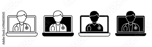 Telemedicine consultation remote healthcare service online doctor patient communication system