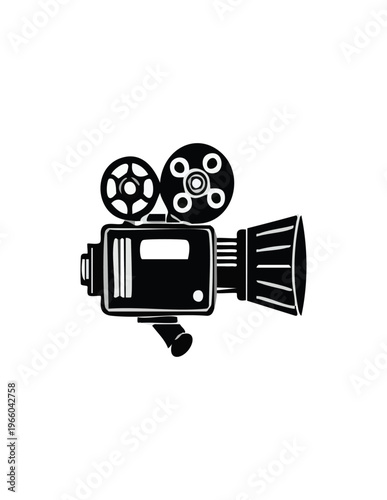 vintage movie camera
